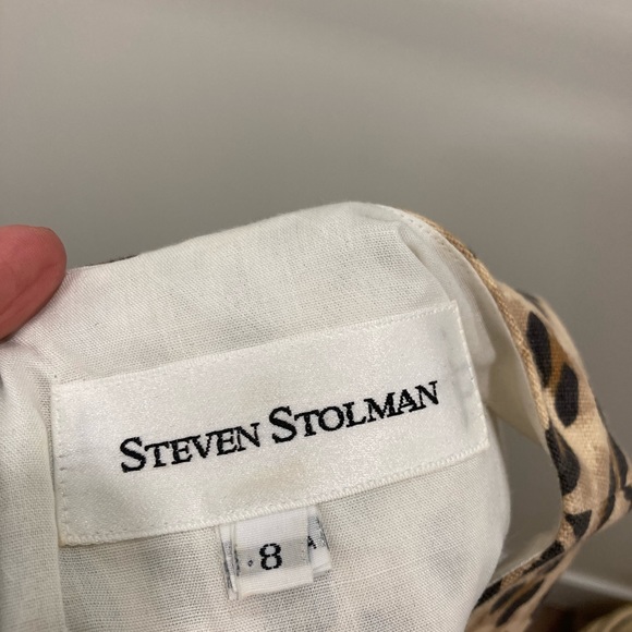 Leopard Sleeveless Dress - Size 8 - Picture 7 of 8